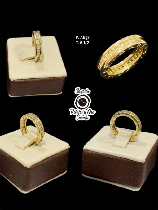 Anillo Bvlgari B Zero 1 en Oro Con diamantes