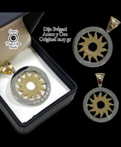 Dije Bvlgari en Acero y Oro 18k Original