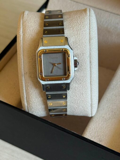 Reloj Cartier Santos Galbee 0902 acero y oro dama