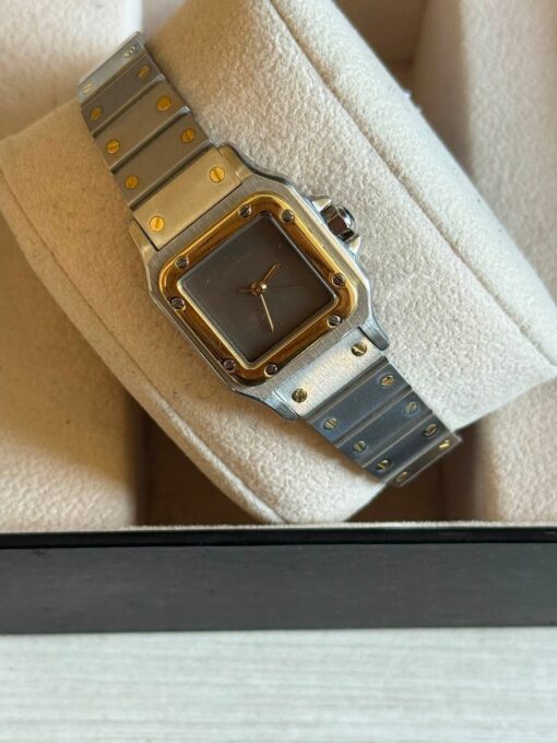 Reloj Cartier Santos Galbee 0902 acero y oro dama