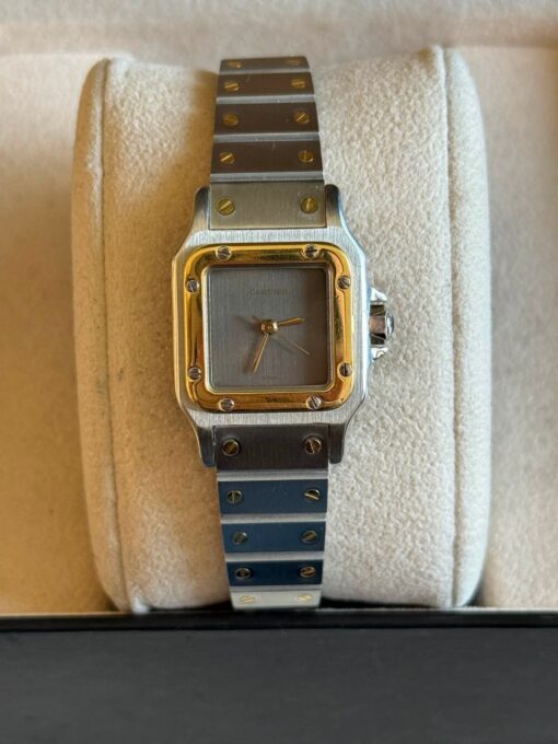 Reloj Cartier Santos Galbee 0902 acero y oro dama