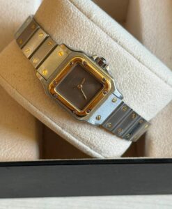 Reloj Cartier Santos Galbee 0902 acero y oro dama